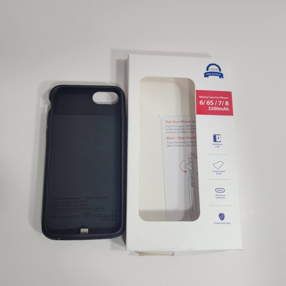 Charging Battery case for Iphone 6/6s/7/8 - New In Box